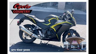 2015 Honda CBR300R for sale at Cycle Country in Salem Oregon [upl. by Otecina]