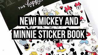 NEW December 2020 Release  Happy Planner Mickey and Minnie Disney Sticker Book Flip Through [upl. by Anyrak]