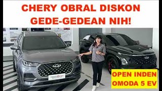 CHERY OBRAL DISKON GEDE ANGS MINIM BANYAK FREENYA‼️ BAYAR 10 JUTA PUNYA MOBIL LISTRIK OMODA 5 EV [upl. by Nahtnahoj]