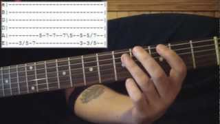 How To Read Tablature amp Do Common Guitar Techniques Part 1 of 3 [upl. by Bil633]