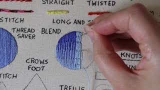 Embroidery Fill Stitches You Should Know [upl. by Ened]