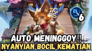 JOY MAGE SEKALI NYANYI AUTO PADA MENINGGOY GA TUH  COMBO TERKUAT MAGIC CHESS [upl. by Cirde]