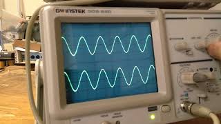 OSCILOSCÓPIO ANALÓGICO GWINSTEK GOS620 20MHz [upl. by Yerffeg89]