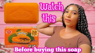 Asantee papaya and honey soap latest review 2022 a must watch skincare [upl. by Stillmann]