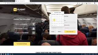 ONLINE TICKETING SYSTEM RESPONSIVE USING HTML CSS amp JAVASCRIPTS [upl. by Allebasi479]