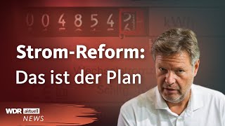 Robert Habeck Reform gegen gestiegene Strompreise in Deutschland geplant  Aktuelle Stunde [upl. by Ylen36]