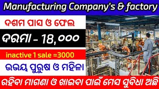 Manufacturing company amp factory BPO Telecaller Job In Odisha 2024  Salary 17000 amonth [upl. by Ludlew]