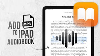 How to Add Mp3 File to iPad Audiobook tutorial [upl. by Hump]