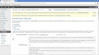 How to Use Wordpress Newsletter Plugin [upl. by Allevon]
