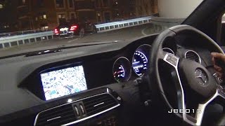 3 Loud Mercedes C63 AMGs wIPE Terrorise the Streets of London  Ride and Brutal Sounds [upl. by Eromle]