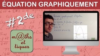 Résoudre graphiquement une équation  Seconde [upl. by Faux]