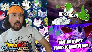 Dragon Ball Sparking Zero  Saiyan amp Namek Sagas Trailer  REACTION amp ANALYSIS  Still Hope for GT [upl. by Nilesoy]