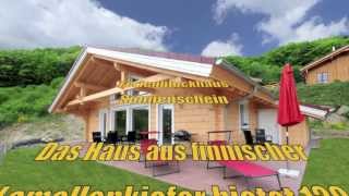 Blockhome TV  Ferienblockhaus Sonnenschein am Waldsee D [upl. by Irrok]