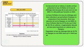 EC2  2020 au bac de SES avec cette méthode Lépreuve détude de document [upl. by Tsirc]