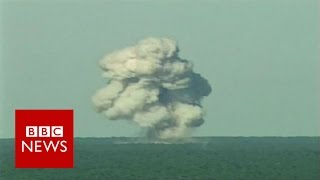 Mother of All Bombs test archive  BBC News [upl. by Emerson]