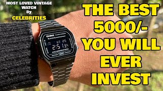 BEST Casio Vintage Watch UNDER ₹5000 Unboxing amp Review Casio A168WGG  MUST BUY [upl. by Dralliw752]