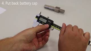 How to Replace a Mitutoyo Caliper Battery [upl. by Theo449]