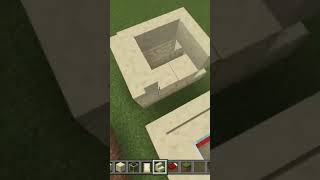 how to build a Tiny Sandstone House in Minecraft [upl. by Jacenta]