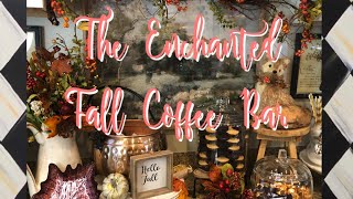 Coffee Bar for Fall Decorating 2024 decoratewithme fallvibes farmhouse coffeebar whimsicaldecor [upl. by Yllier866]