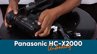 Unboxing amp Walkthrough  Panasonic HCX2000 Camcorder [upl. by Yrocej]