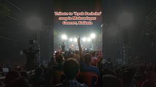 Tribute Ayub Bachchu song in Kolkata Concert shorts AyubBachchu concert concerts viralshorts [upl. by Pliam776]