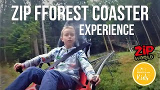 Zip World Fforest Coaster Ride Experience [upl. by Kciredohr]