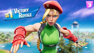 Victoria con la skin CAMMY Fortnite STREET FIGHTER [upl. by Retse]