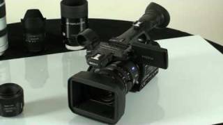 Sony HVR Z7E with LA100W lens adapter [upl. by Ammej]