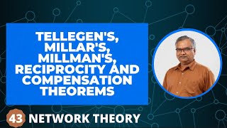 43 Tellegens Millars Millmans Reciprocity and Compensation theoremsganapathireddy [upl. by Maire111]