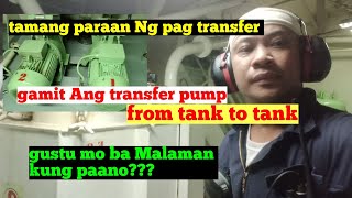 TAMANG PARAAN NG PAGTRANSFER FROM TANK TO TANKseaman tips [upl. by Frohne]