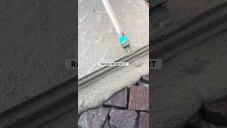 Boiacca stuccare grouting floor cobblestones asmr sloppy stone skill skills tiktok trend patio [upl. by German]