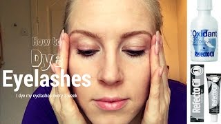 How to dye eyelashes  Over 10 years experience [upl. by Alenson]