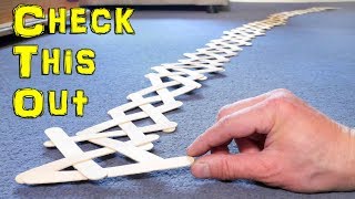 Awesome Chain Reaction  Sticks Weave [upl. by Nimocks]