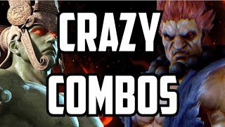 AkumaOgre CRAZY COMBOS  Street Fighter X Tekken [upl. by Portuna]