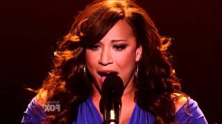 X Factor USA  Melanie Amaro  The worlds Greatest  Live Show 5  Top 9 [upl. by Atirahs]