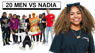 20 MEN VS 1 YOUTUBER  ​⁠Nadia [upl. by Kutzer33]