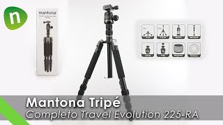 UNBOXING  Mantona Tripé Completo Travel Evolution 225RA [upl. by Zaria]