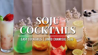 6 MustTry Soju Cocktails  Easy Soju Drinks Homemade Cocktails  Best Soju Cocktail Recipes [upl. by Emanuele]