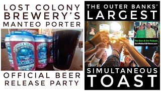 Sam amp Em Podcast On The Road Lost Colony Brewery Manteo Porter release 2024 [upl. by Terra]