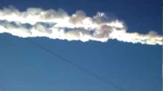 Meteorite in Russia BEST VIDEO 15022013 Meteor Russia Asteroid [upl. by Prima712]