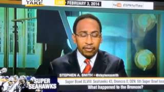 First Take  Seahawks DESTROY Broncos to win Superbowl 48 Reaction  ESPn First Take [upl. by Ientirb]