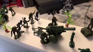 WW2 armored columnToy soldier builds part 1 [upl. by Varion]