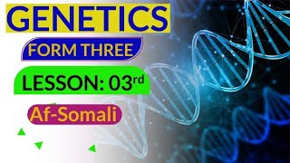 FORM THREE  BIOLOGY  MENDELS RESULTS  AFSOMALI [upl. by Milzie]