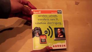 EyeFi Pro X2 Unboxing and Hands On  German [upl. by Pavlov]