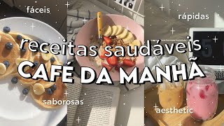 IDEIAS DE CAFÉ DA MANHÃ SAUDÁVEL  10 RECEITAS fáceis PINTEREST  Panqueca Avocado French Toast [upl. by Odrick]