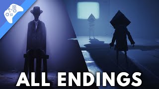 Little Nightmares 2 Ending  Secret Ending Cutscenes [upl. by Allerbag]