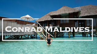 Staying at Hilton Conrad Maldives Rangali Island  Traveling Maldives during COVID [upl. by Wenn]