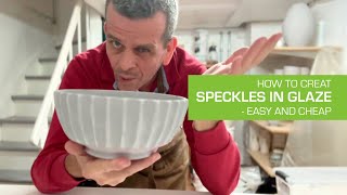 73 How to Create Speckles in Pottery Glazes the easy and cheap way [upl. by Weld323]