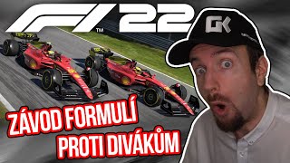 ZÁVOD FORMULÍ PROTI DIVÁKŮM  F1 22 Multiplayer 01 [upl. by Keemahs]