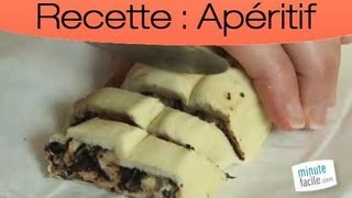 Recette facile Des mini palmiers à la tapenade [upl. by Crane]